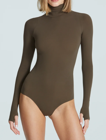 Ballet Long Sleeve Turtleneck Bodysuit