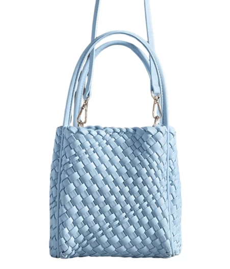 Anthropologie The Woven Mini Hollace Tote