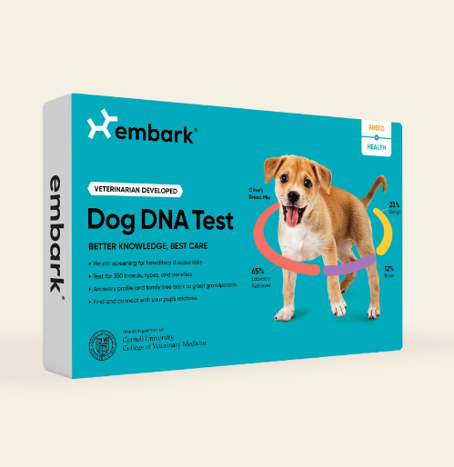 Embark Vet Dog DNA Test Kit sample collection