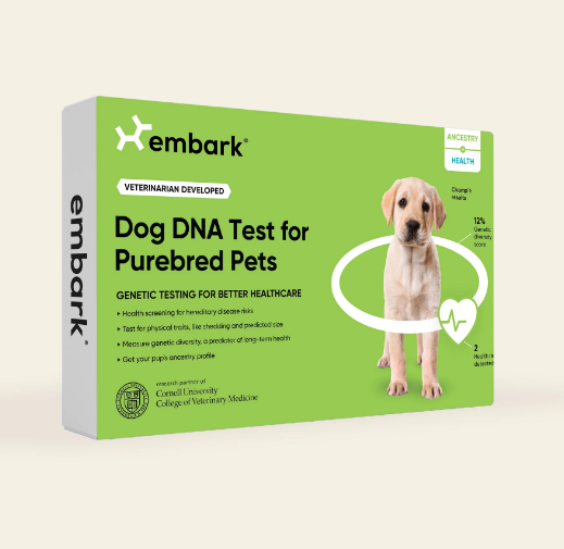Embark Vet Dog DNA Test Kit sample collection