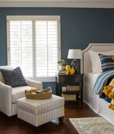Blissful Blue wall color