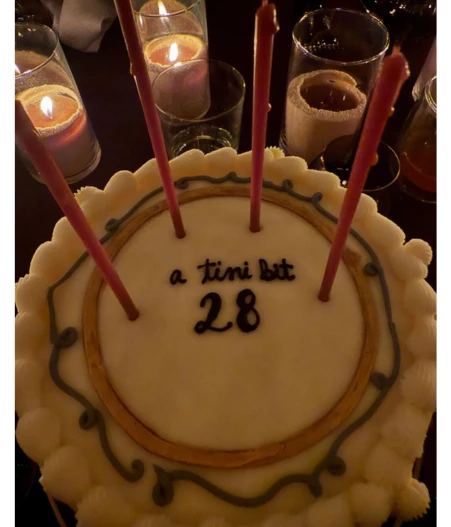 Hailey Bieber's 28th Birthday Cake
