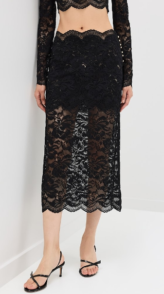 rabanne midi skirt